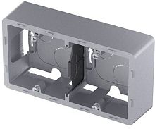 Коробка для наружнего монтажа Legrand Inspiria 2-м. алюминий картинка